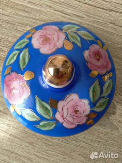 Крышка от сахарницы и чайника Дулёво сирень