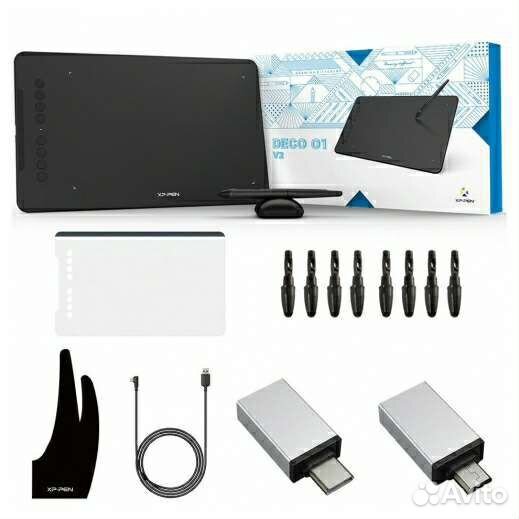 Графический планшет XP-PEN Deco 01 V2