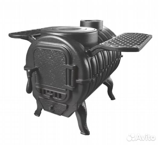 Печь «Тайга» PRO с полками для подогрева