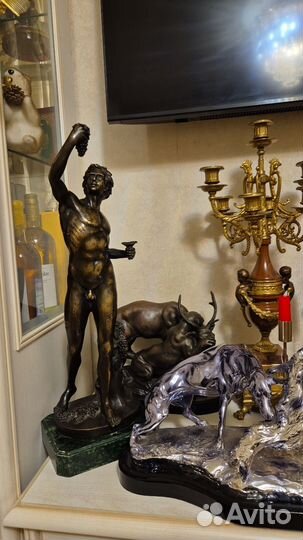 Бронзовая статуэтка Дионис 60 см