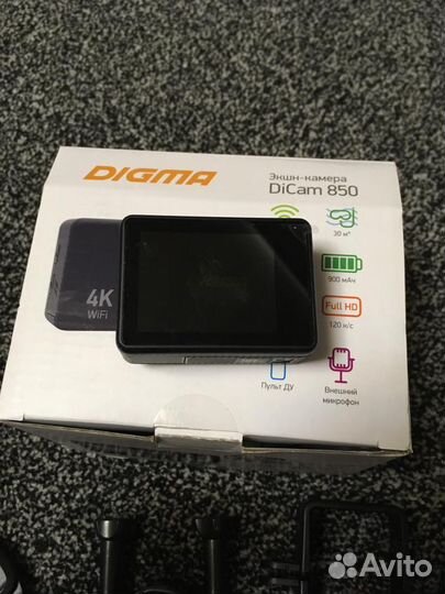 Экшн камера digma 850 регистратор