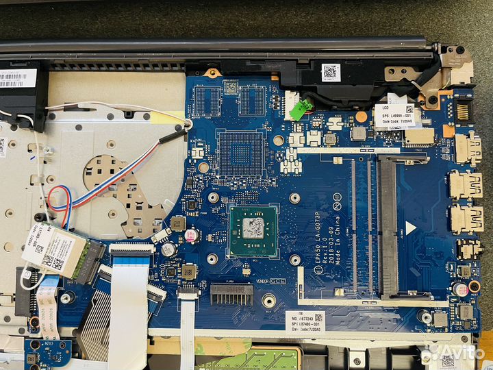 Материнская плата LA-G073P для HP 250 g7 (N4020)