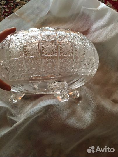 Ваза для фруктов,снежинка