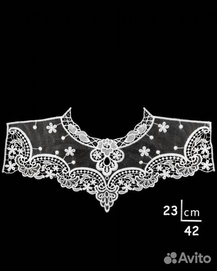 Воротничок кружевной женский