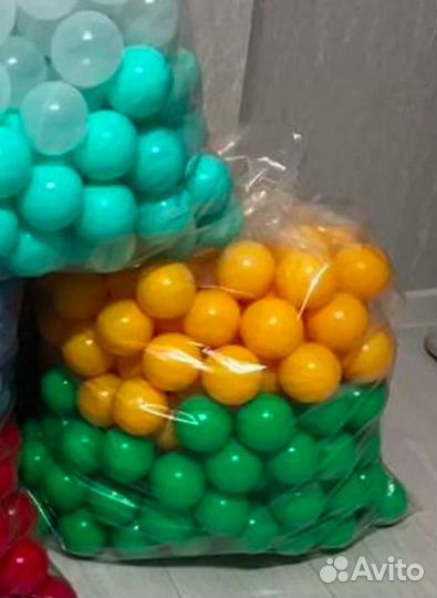Мячики пластиковые для сухих бассейнов