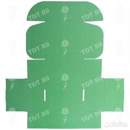 Короб кс-827 мгф, зелёный, 190*175*95 мм