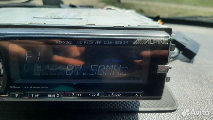 Магнитола 1din alpine cde-9880r