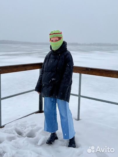 Зеленая балаклава с хрусталиками