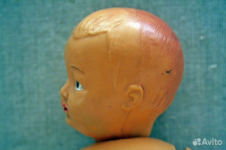 Редкая каталожная кукла мальчик целлулоид СССР