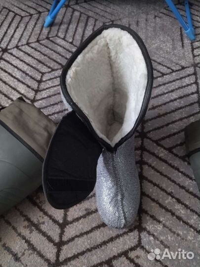 Сапоги теплые для рыбалки,работы и охоты