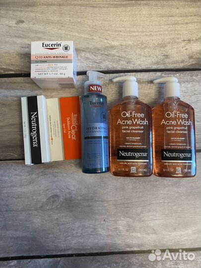 Neutrogena Eucerine средства для лица