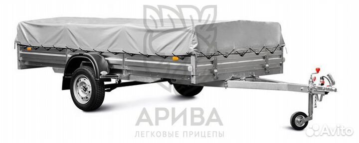 Прицеп грузовой 05.022 с тентом 50 см. Для сыпучих
