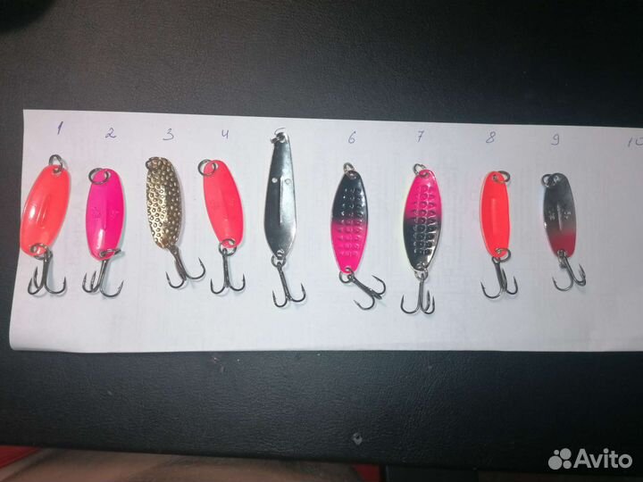 Набор форелевых блесен