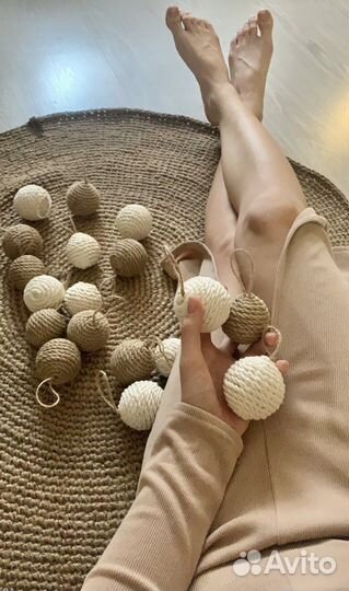 Шарики на ёлку ручной работы