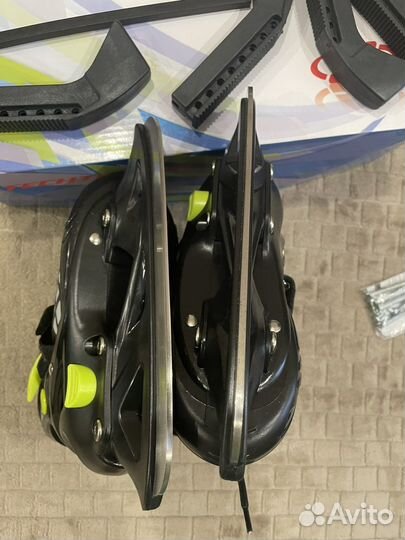 Коньки раздвижные детские, новые, размер 29-32