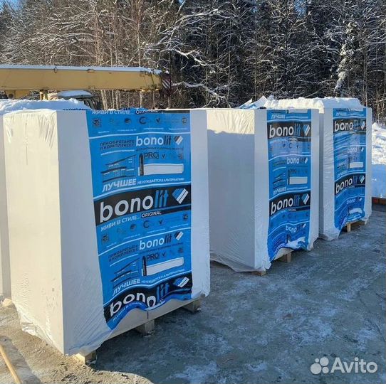 Газобетонные блоки Bonolit