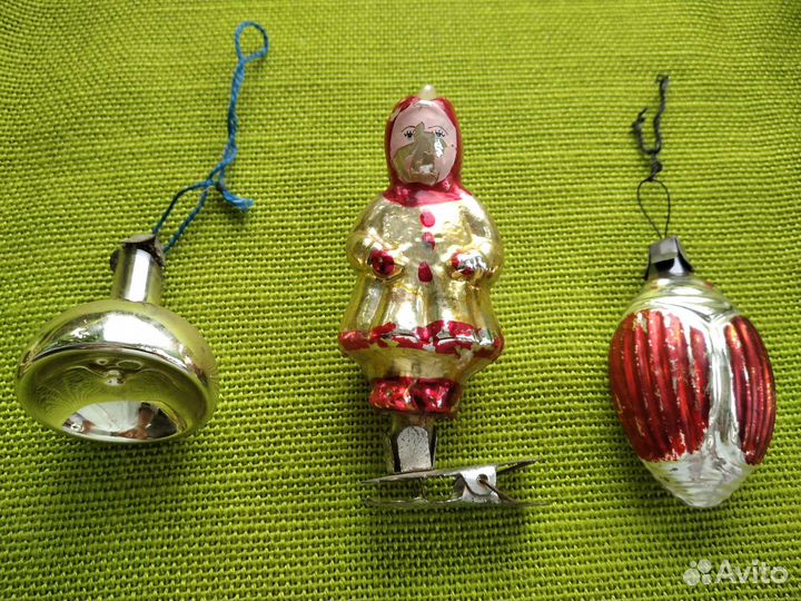 Набор елочных игрушек СССР