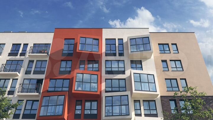 1-к. квартира, 46,8 м², 2/5 эт.