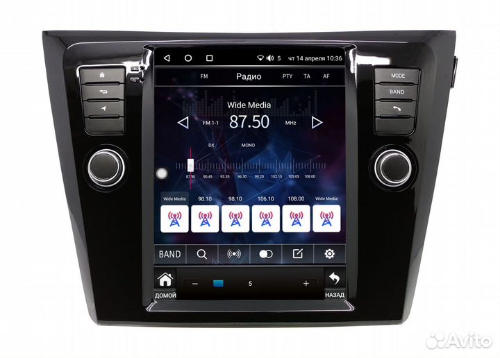 Магнитола тесла для Nissan Qashqai, X-Trail 2014+