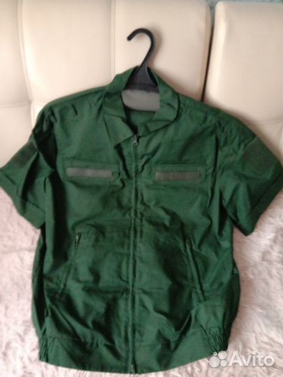 Костюм летний офисный с коротким рукавом