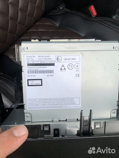 Магнитола на toyota prado 150