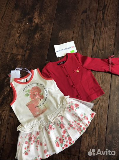 74-92 Новые вещи Европа Платье на годик