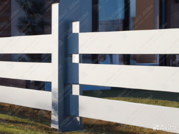 Забор Ранчо горизонтальный