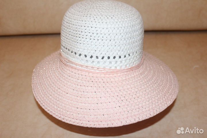 Шляпа женская соломенная