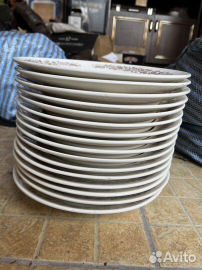 Тарелки суповые. Сделаны в СССР