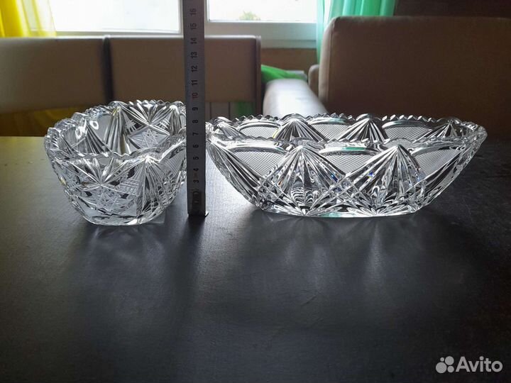 Хрустальные салатники СССР