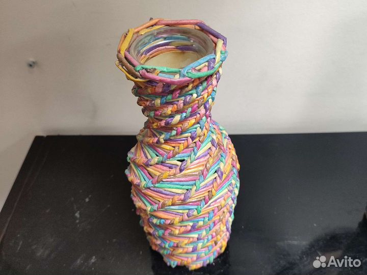 Изделия из газетных трубочек