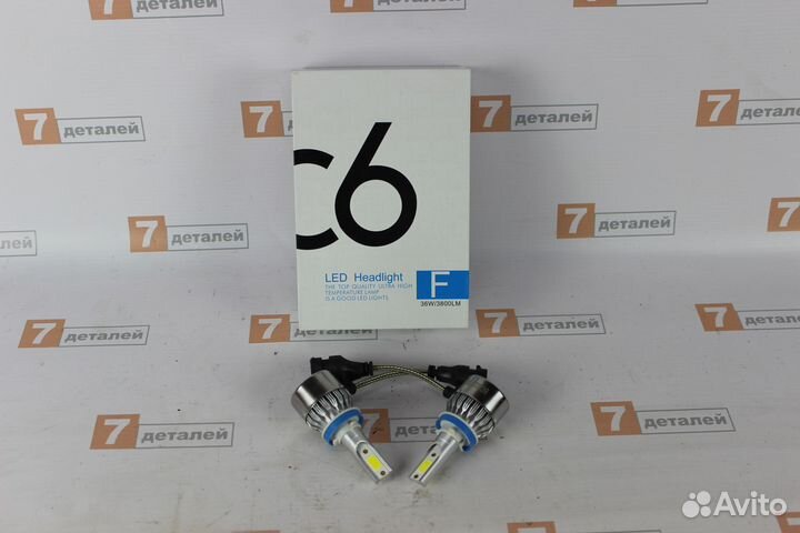 Лампы LED C6 H11 в противотуманные фары Новые