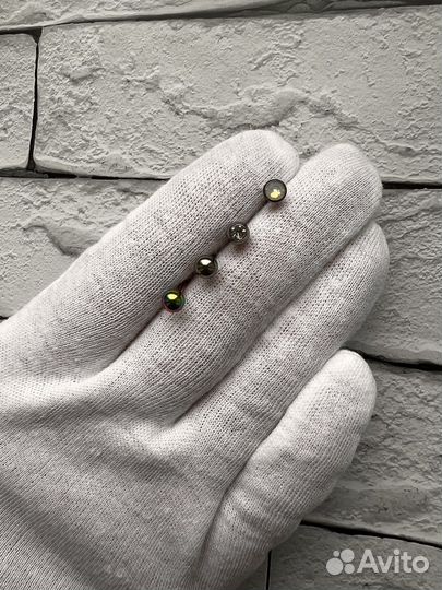 Штанги для пирсинга 4 шт новые