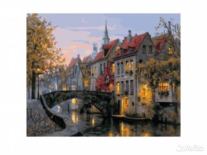 Картина по номерам 40х50 «Вечерняя Венеция»