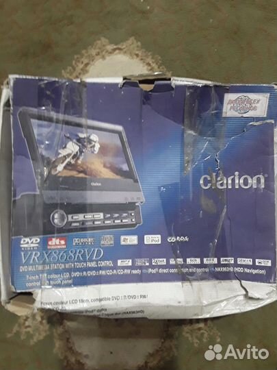 Магнитола clarion vrx868rvd год около 2008. Новый
