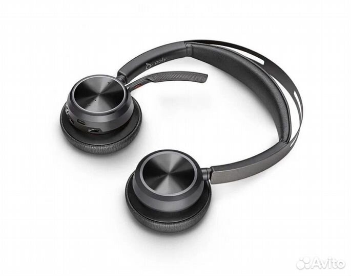 Plantronics Poly voyager focus 2-M 214432-02 - Bluetooth гарнитура, stereo, USB-C