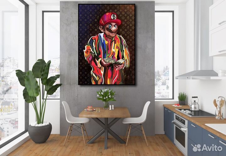 Картина на холсте Criss Bellini арт портрет