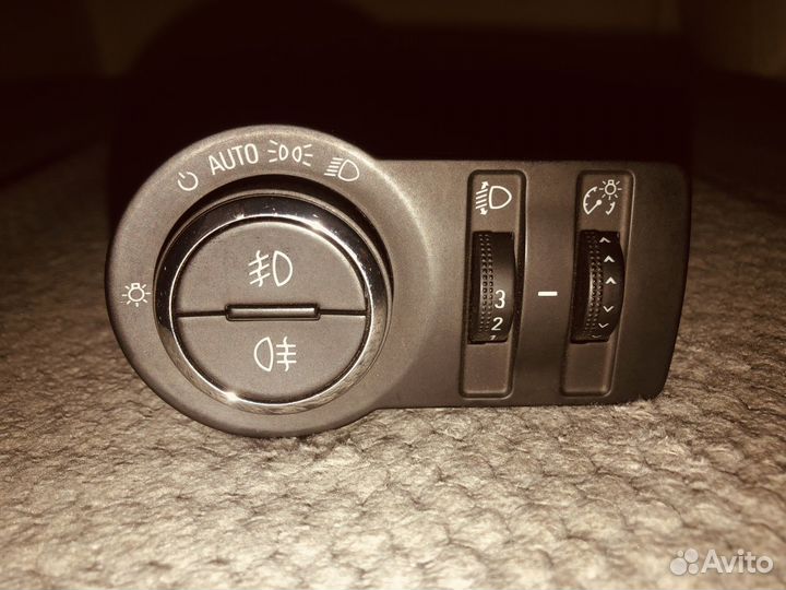 Блок регулировки управления светом opel astra j