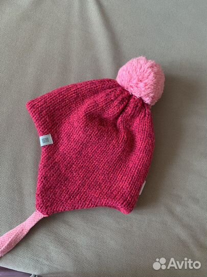 Шапка зимняя для девочки 3-5 лет