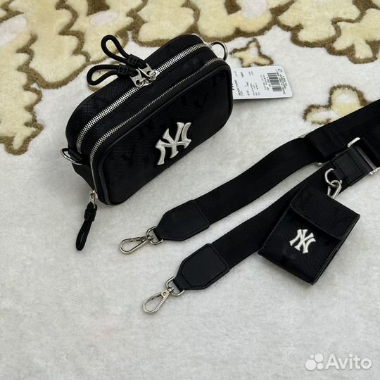 Сумка MLB Monogram Black черная оригинал