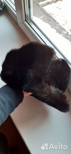 Норковая шапка мужская