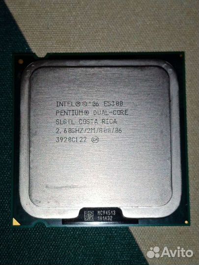 Процессор Pentium dual-core