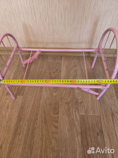 Кукла пупс в кроватке