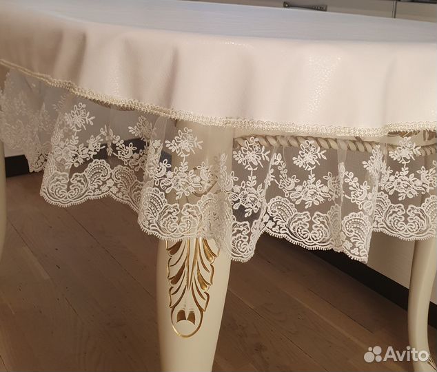 Скатерть овальная прямоугольная круглая