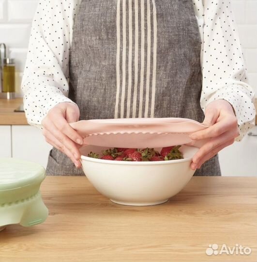 Крышки силиконовые IKEA övermätt овермэтт 2 шт