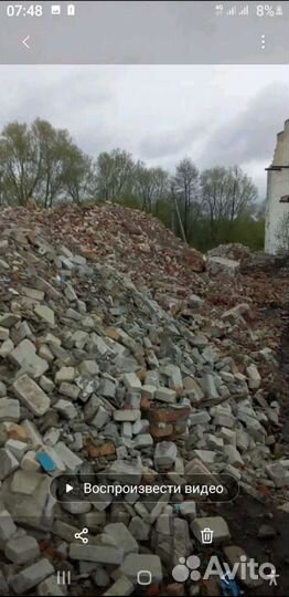 Кирпич(б/у), бой, плиты, перемычки, фундаментные б