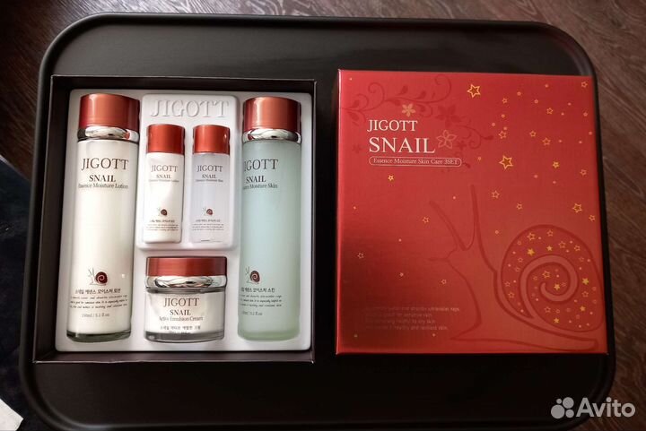 Набор с муцином улитки Jigott набор из 3 средств