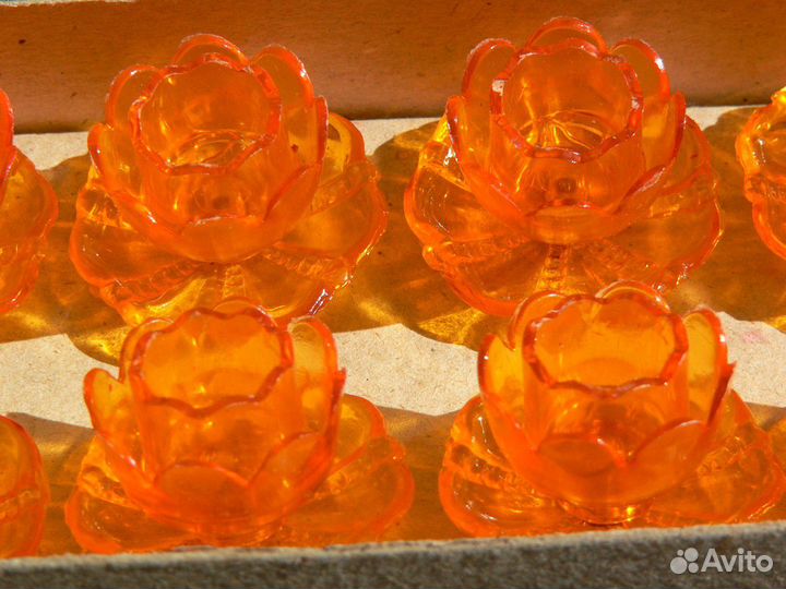 Свечи с подсвечниками для торта СССР