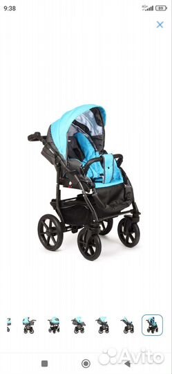 Детская коляска 2 в 1 babyton рокки Польша