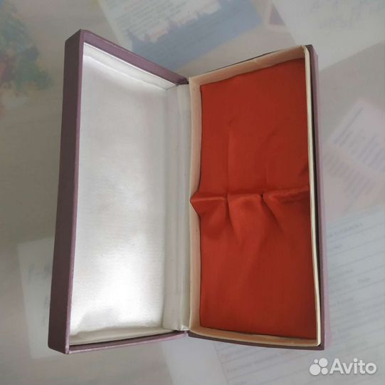 Коробка из под чайных мельхиоровых ложек